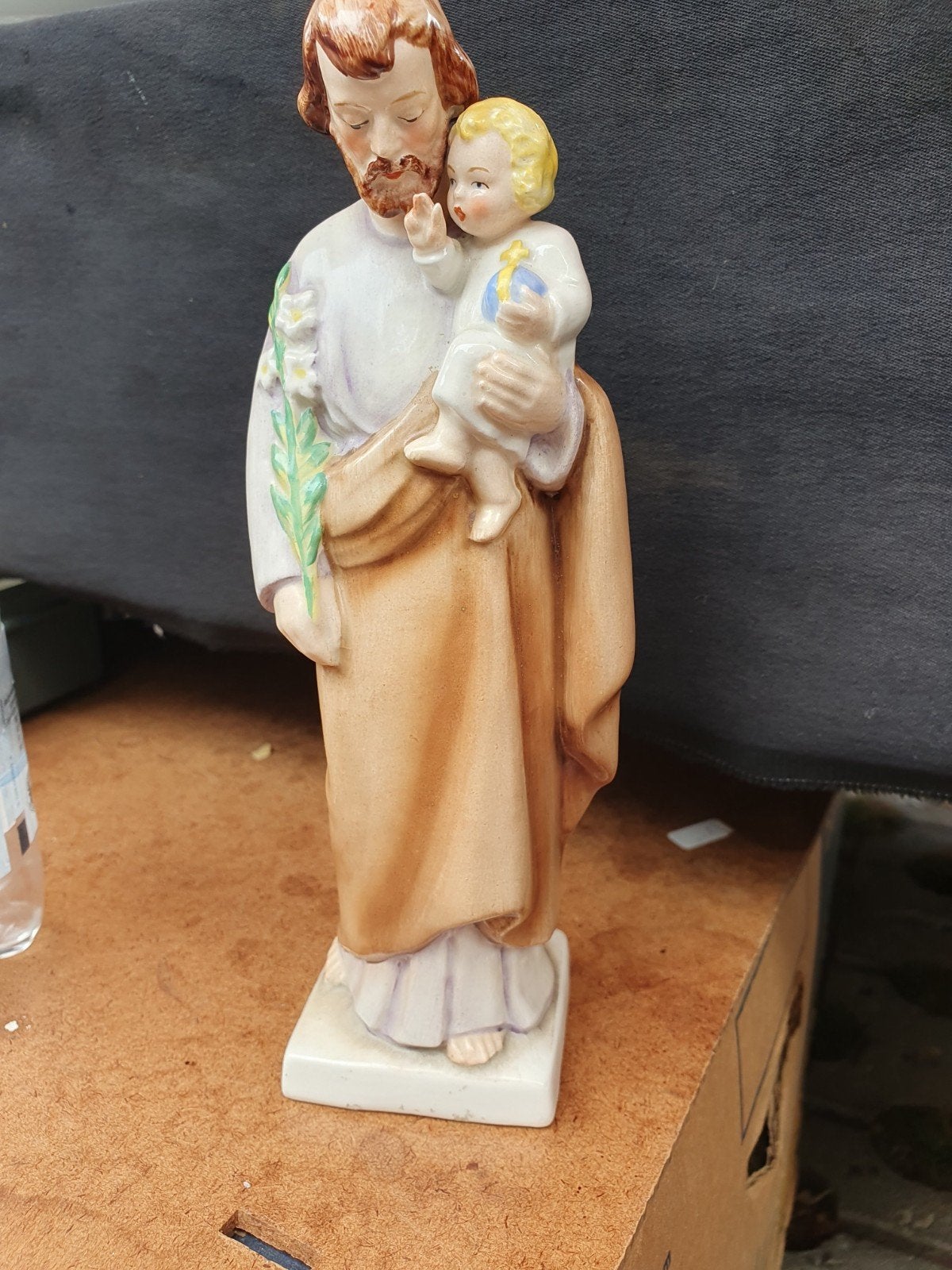 Goebel sacrart Duitsland Jozef met kindje Jezus beeldje, Antiek en Kunst, Ophalen of Verzenden