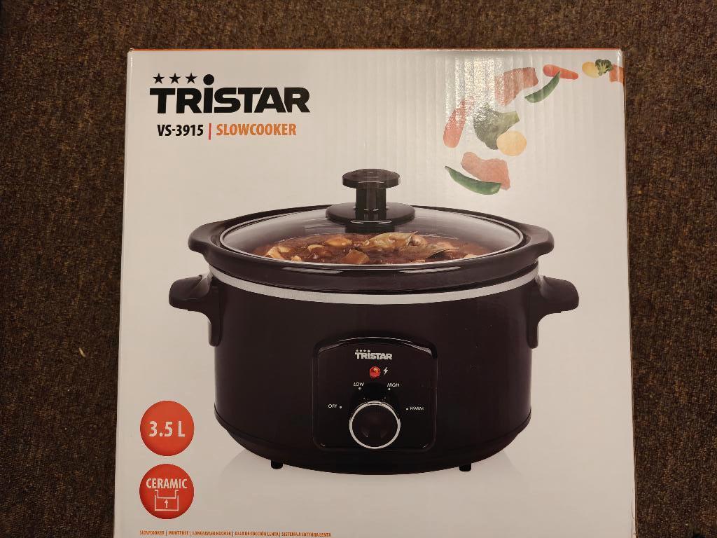 Slowcooker van Tristar VS-3915 3.5Liter, Ophalen, Vaatwasmachinebestendig, Nieuw
