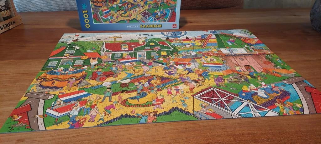 Puzzel  van Zaandam,  1000 stuks, Ophalen of Verzenden, 500 t/m 1500 stukjes, Zo goed als nieuw