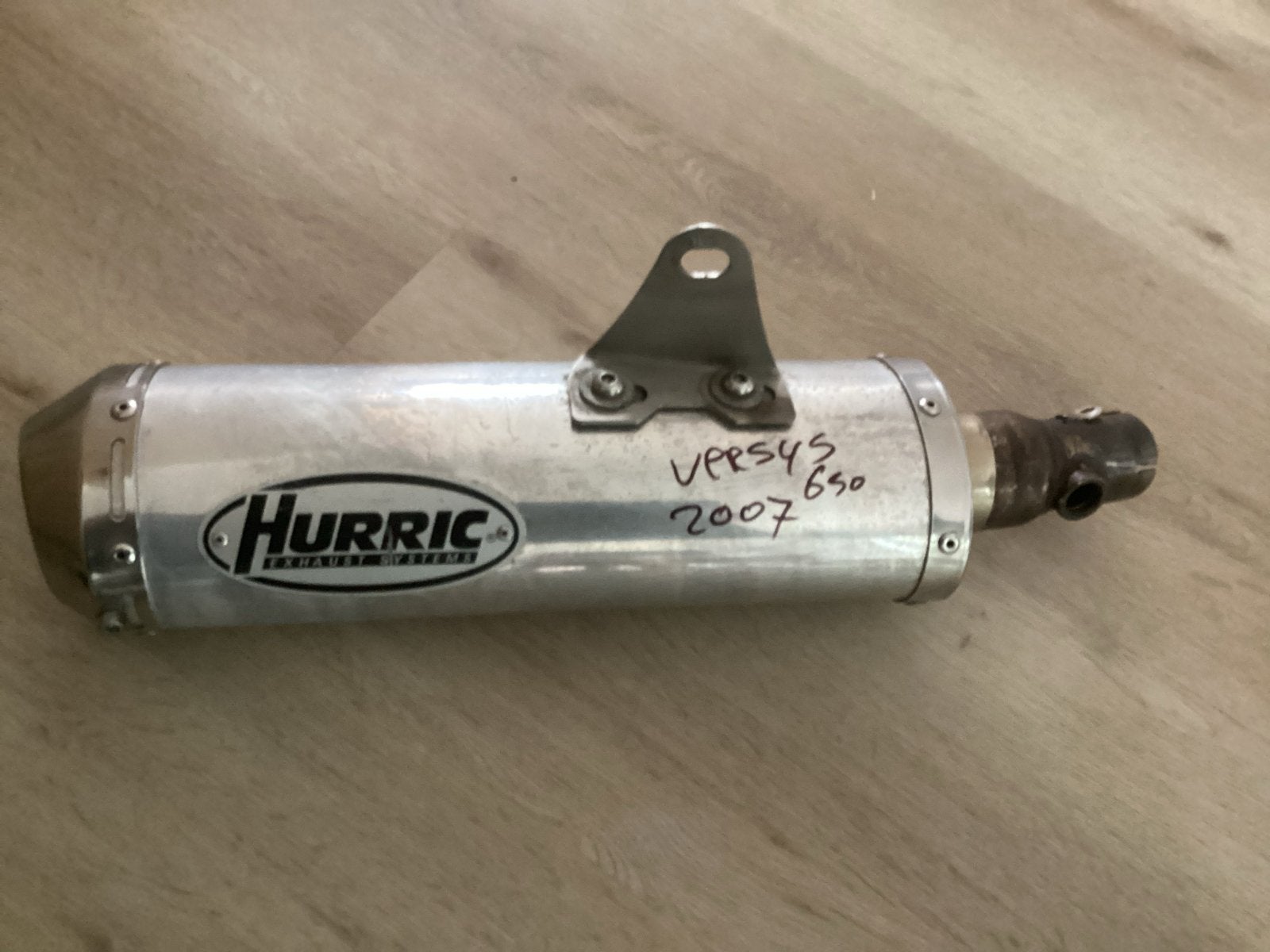 Hurric uitlaatdemper Kawasaki Versys 650 bj 2007/2011, Ophalen of Verzenden