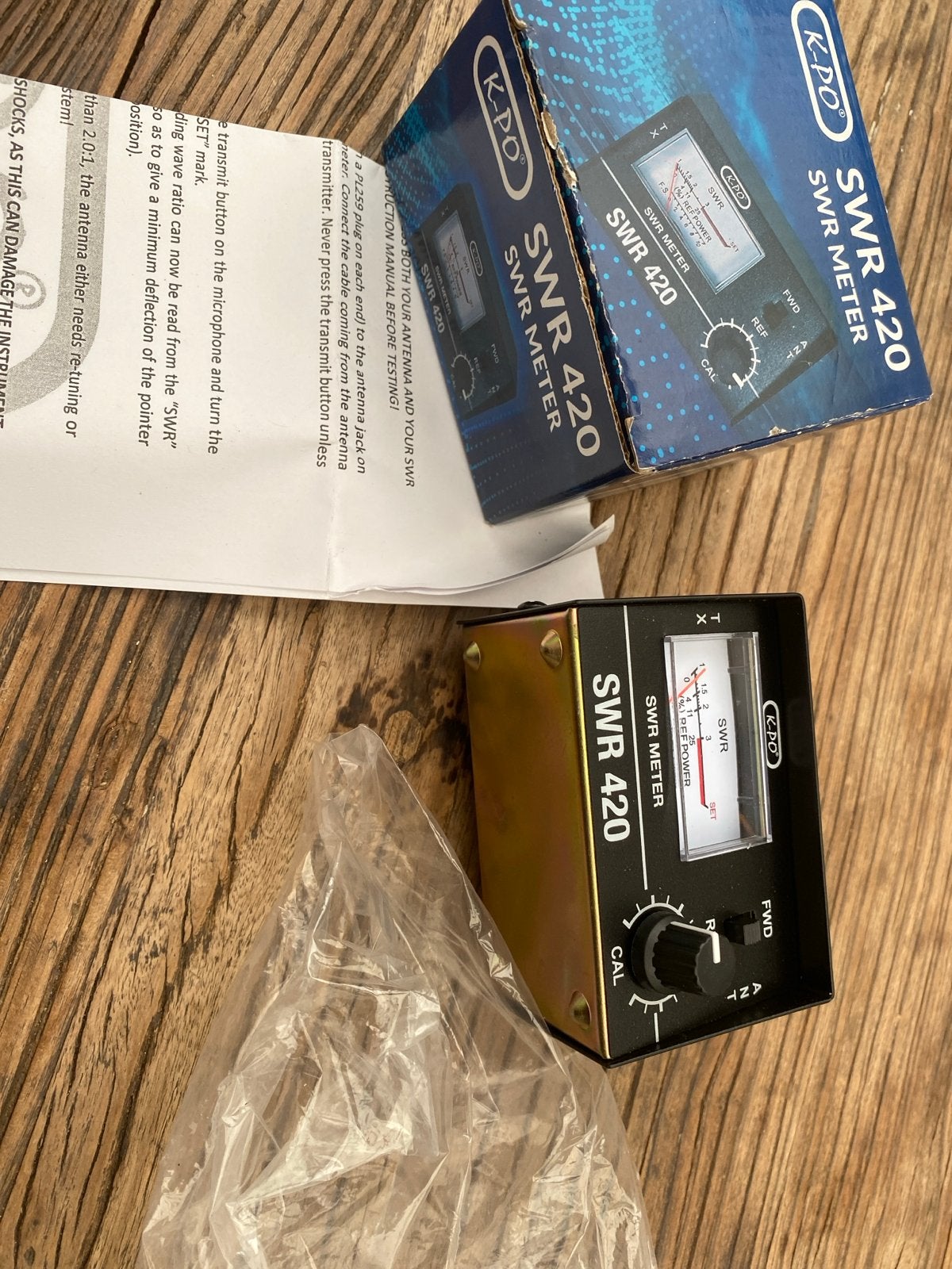 K-PO SWR 420 SWR Meter - Nieuw in doos, Ophalen of Verzenden, Nieuw