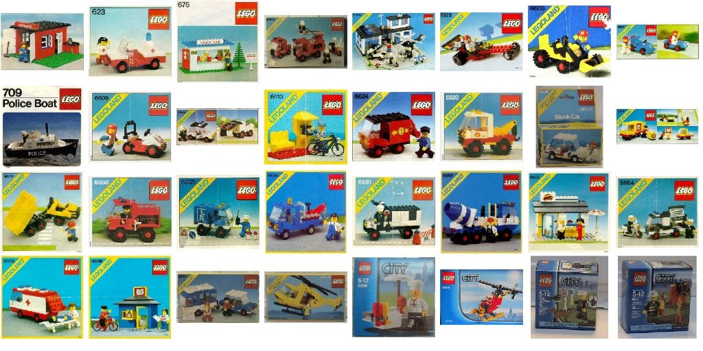 Legoland 32 sets, Ophalen, Gebruikt, Overige thema's, Lego