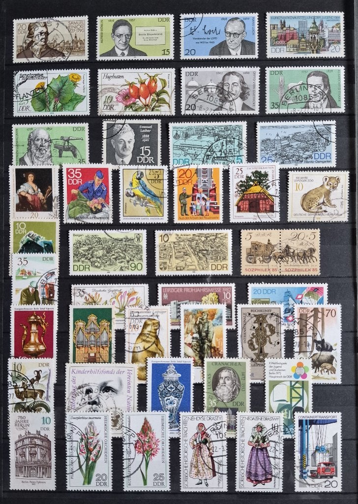 POSTZEGELS DDR GESTEMPELD, Postzegels en Munten, Verzenden, DDR, Gestempeld