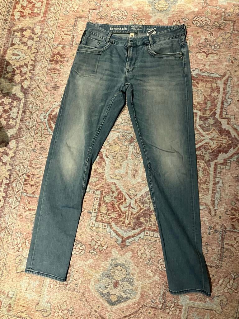 PME Legend Skymaster Relaxed Fit Jeans 34/36, Kleding | Heren, Ophalen of Verzenden, Gedragen, Blauw, Overige jeansmaten