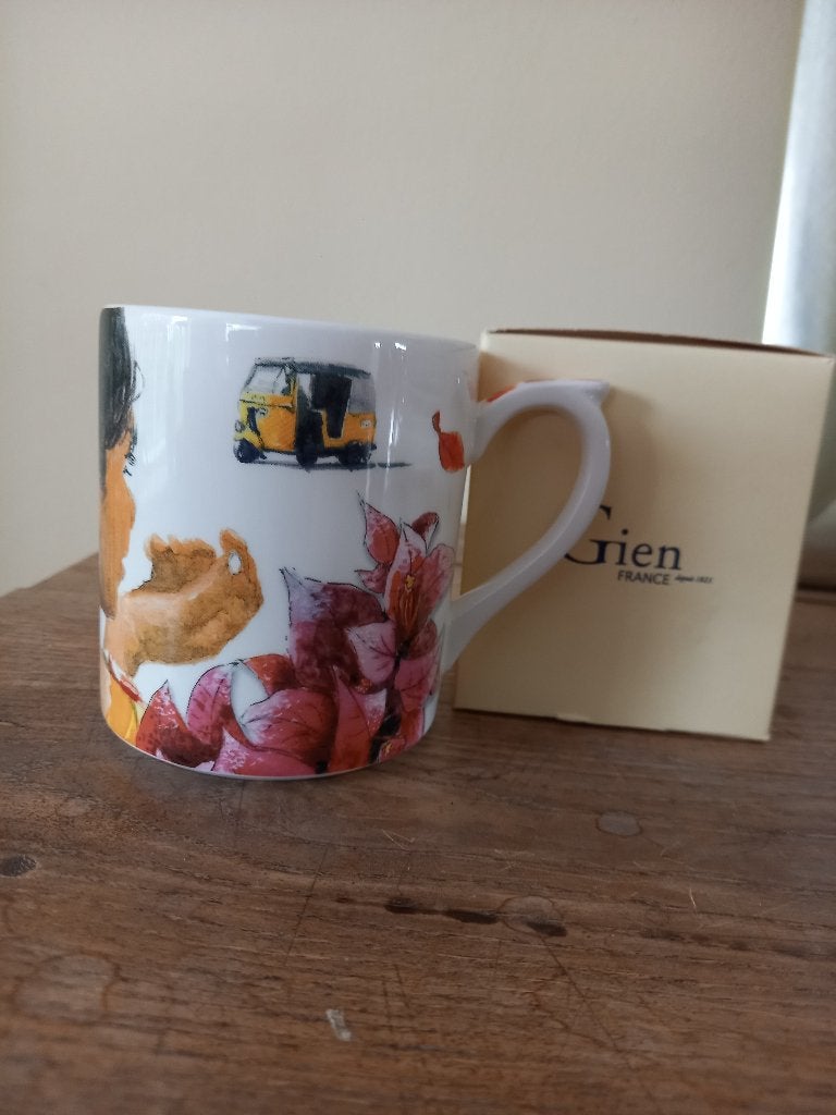 Gien, Nieuw, Ophalen of Verzenden, Overige stijlen, Kop(pen) en/of Schotel(s)