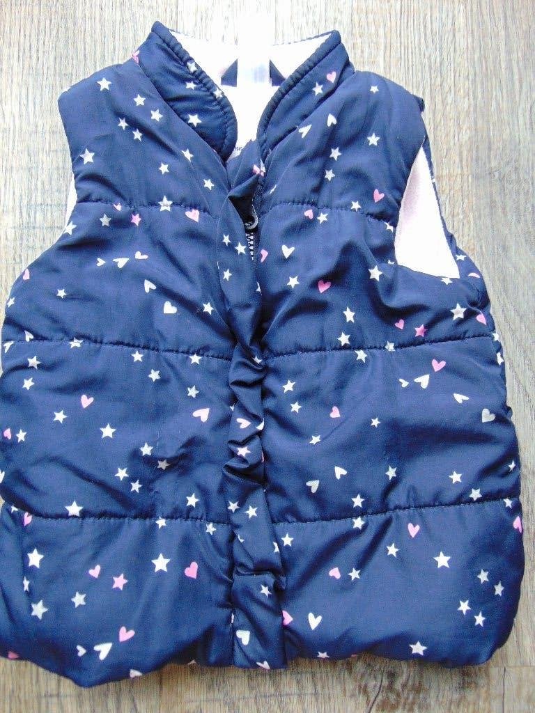 bodywarmer jas blauw sterretjes C&A maat 80 jasje, Kinderen en Baby's, C&A, Meisje, Ophalen of Verzenden, Zo goed als nieuw