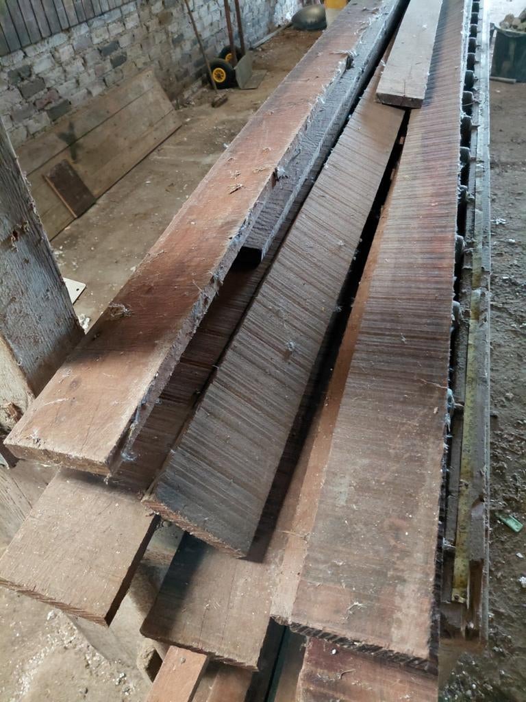 Hardhouten planken, Tuin en Terras, Terrasdelen en Vlonders, Ophalen, Hout