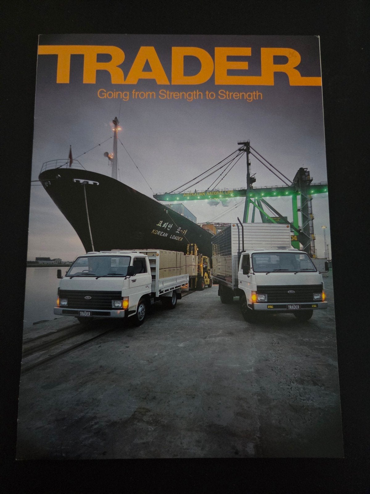 Brochure Ford Trader 1986 Australië, Ophalen of Verzenden, Zo goed als nieuw, Ford