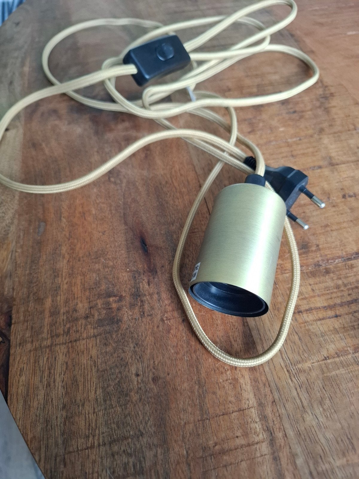Fitting Lamp (Goudkleurig), Overige typen, Nieuw, Goud, Kunststof