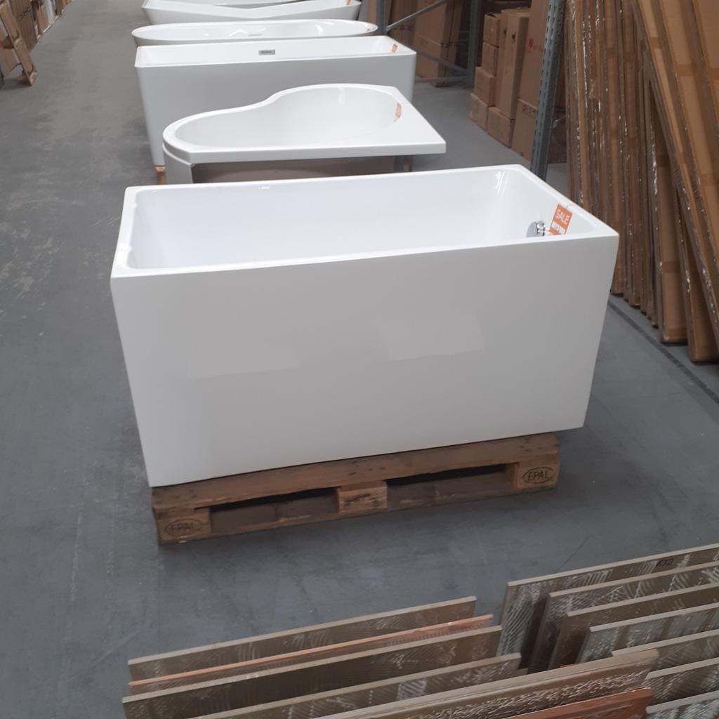 Compact en voordelig! Glans wit hoekbad, 130cm, Acryl, nr297, Ophalen of Verzenden, Nieuw, Wit