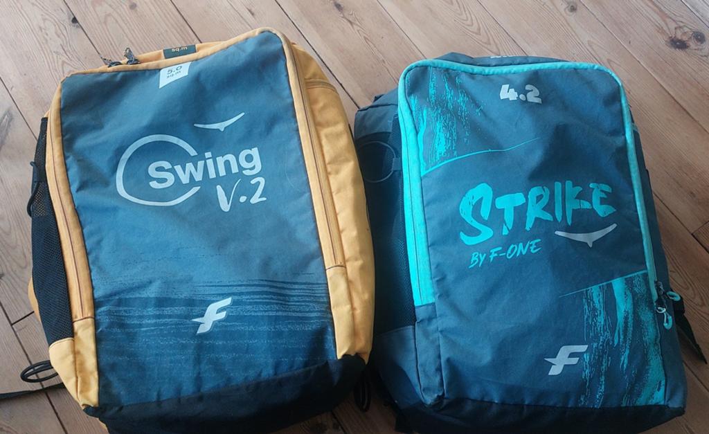 F-one wing STRIKE V1 4.2m & F-one wing SWING V2 5m, Ophalen, Gebruikt, Wingsurf-wing