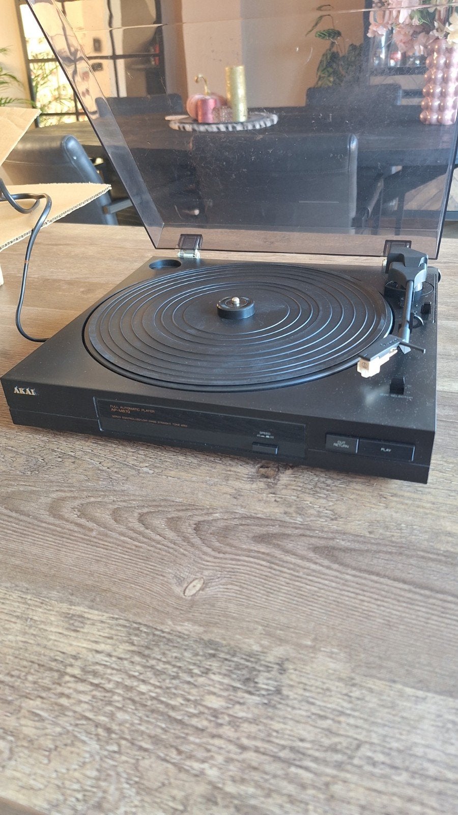 Akai AP-M670 Platenspeler (nooit gebruikt), Audio, Tv en Foto, Ophalen of Verzenden, Nieuw, Platenspeler, Akai