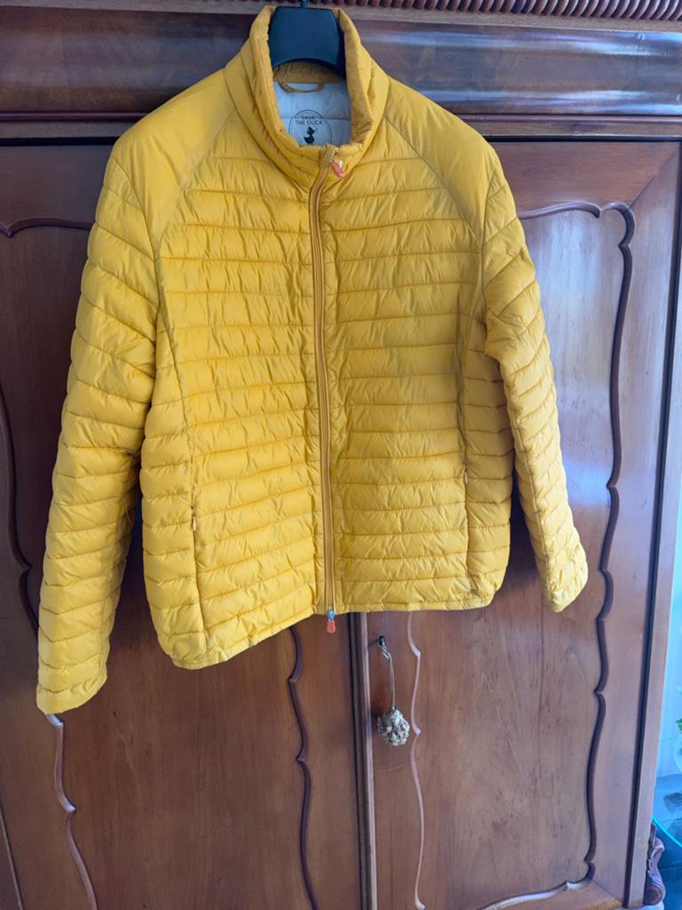 Nieuwe Save The Duck Gele Ultra Light heren Jas, Ophalen of Verzenden, Nieuw, Overige maten, Geel