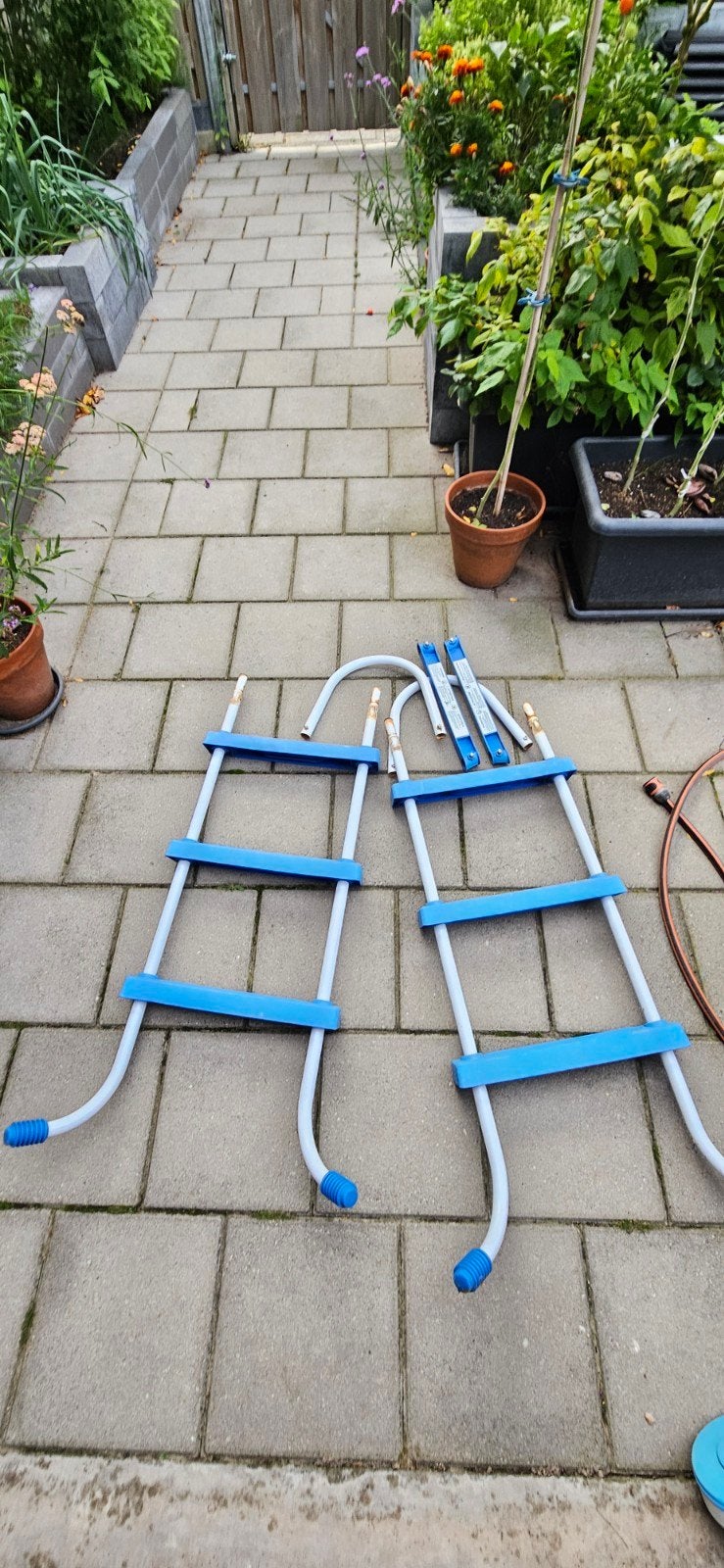 Gratis zwembad trap, Tuin en Terras, Ophalen, Gebruikt