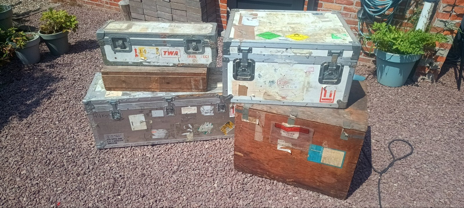 Vintage vliegtuigkisten, Ophalen, Overige typen