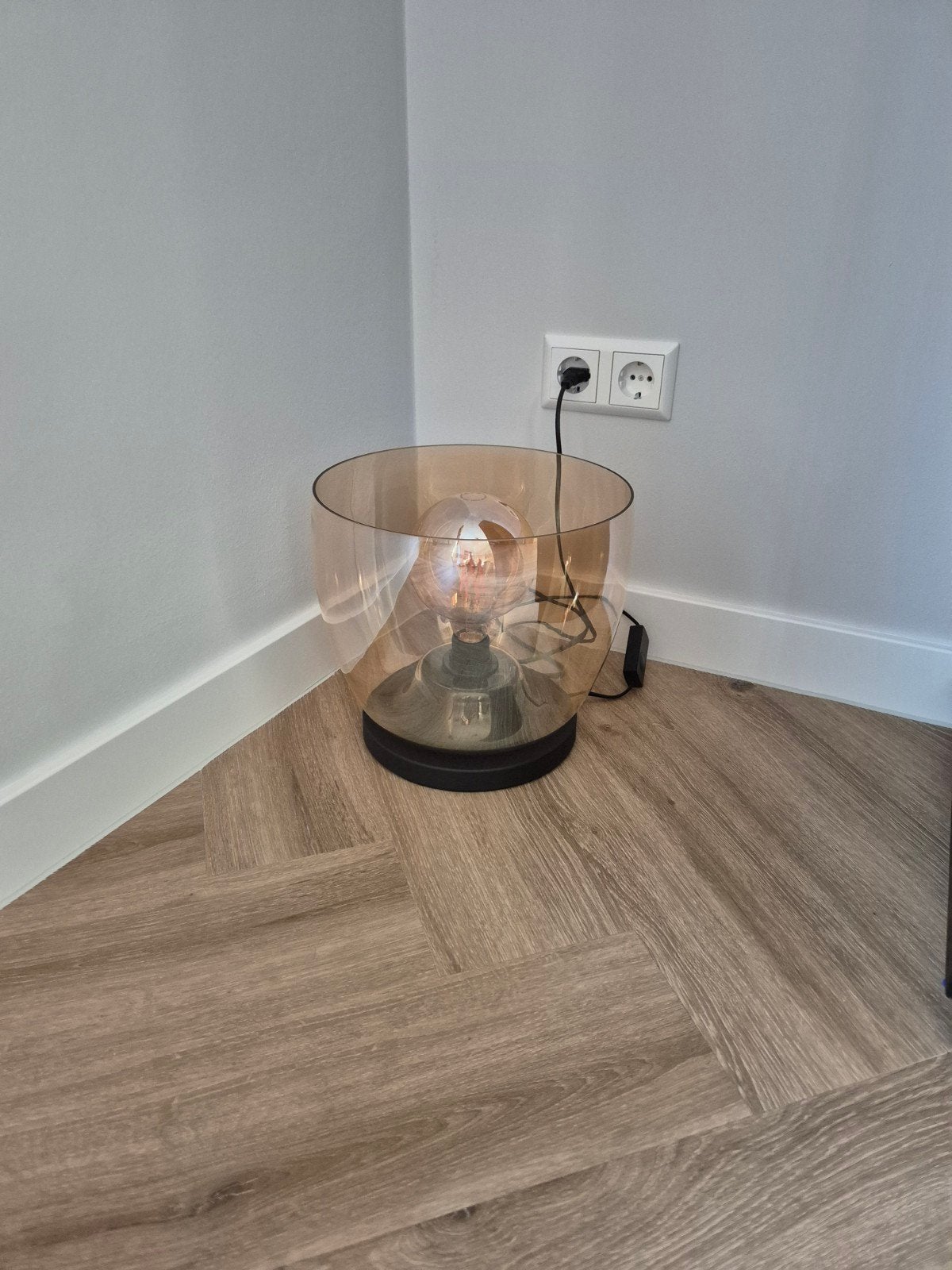 Vloerlamp Mikado, Ophalen, E27 (groot), Minder dan 100 cm, Glas