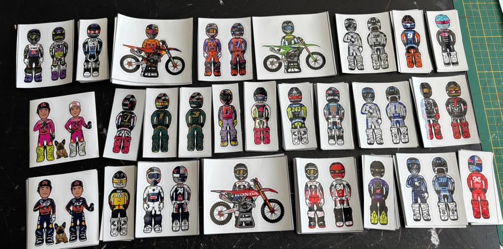 Mxgp / supercross stickers, Motoren, Ophalen of Verzenden