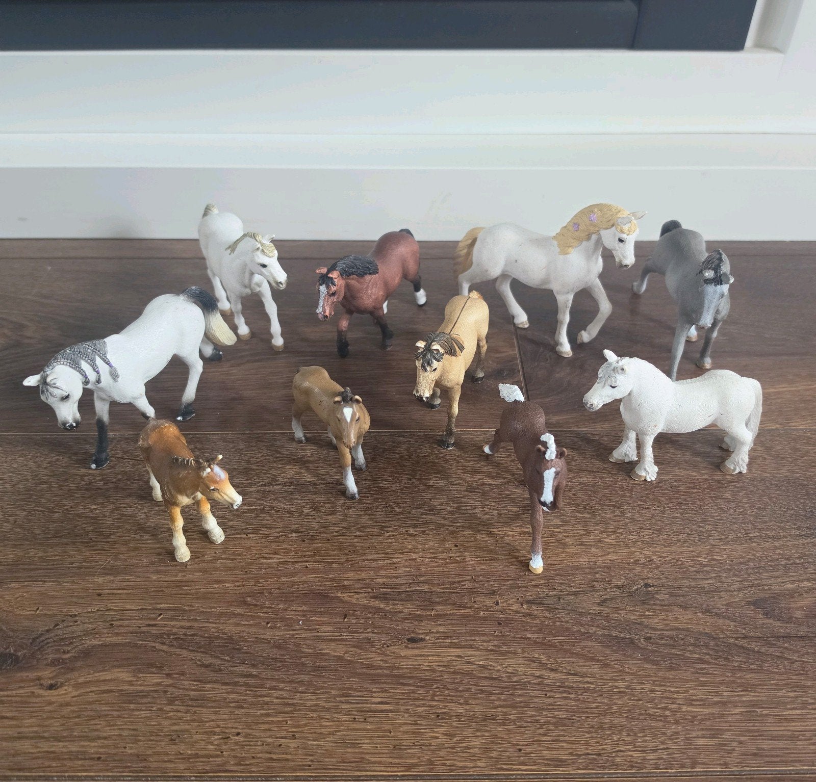 Schleich paardjes set 2, Verzamelen, Dierenverzamelingen, Ophalen of Verzenden, Zo goed als nieuw, Paard, Beeldje of Figuurtje