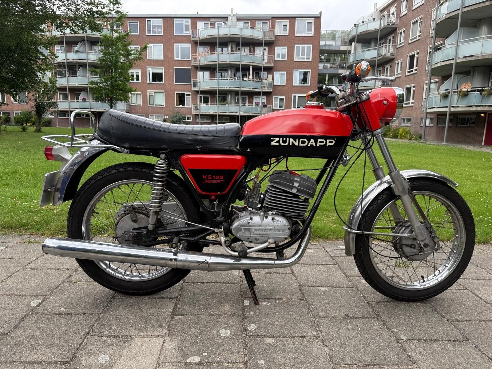 Zundapp ks125 sport 1973  met kenteken., Fietsen en Brommers, Ophalen, Gebruikt, Overige modellen, 125 cc