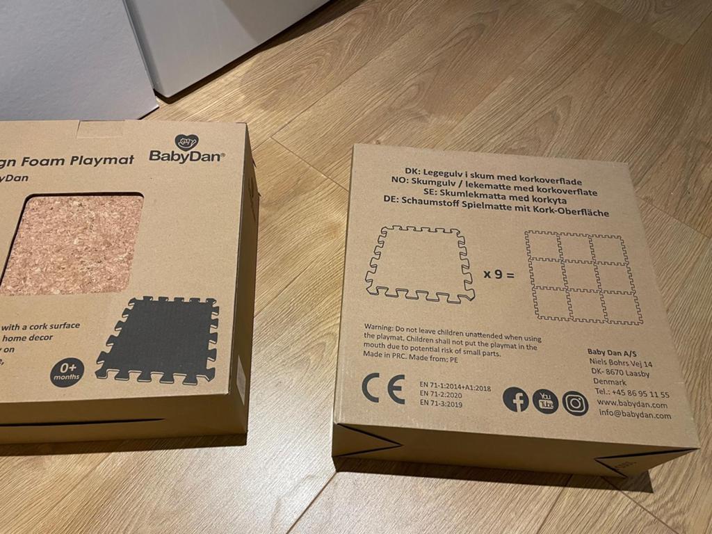 Babydan foam speelmat - 18 tegels (90x90cm), Ophalen