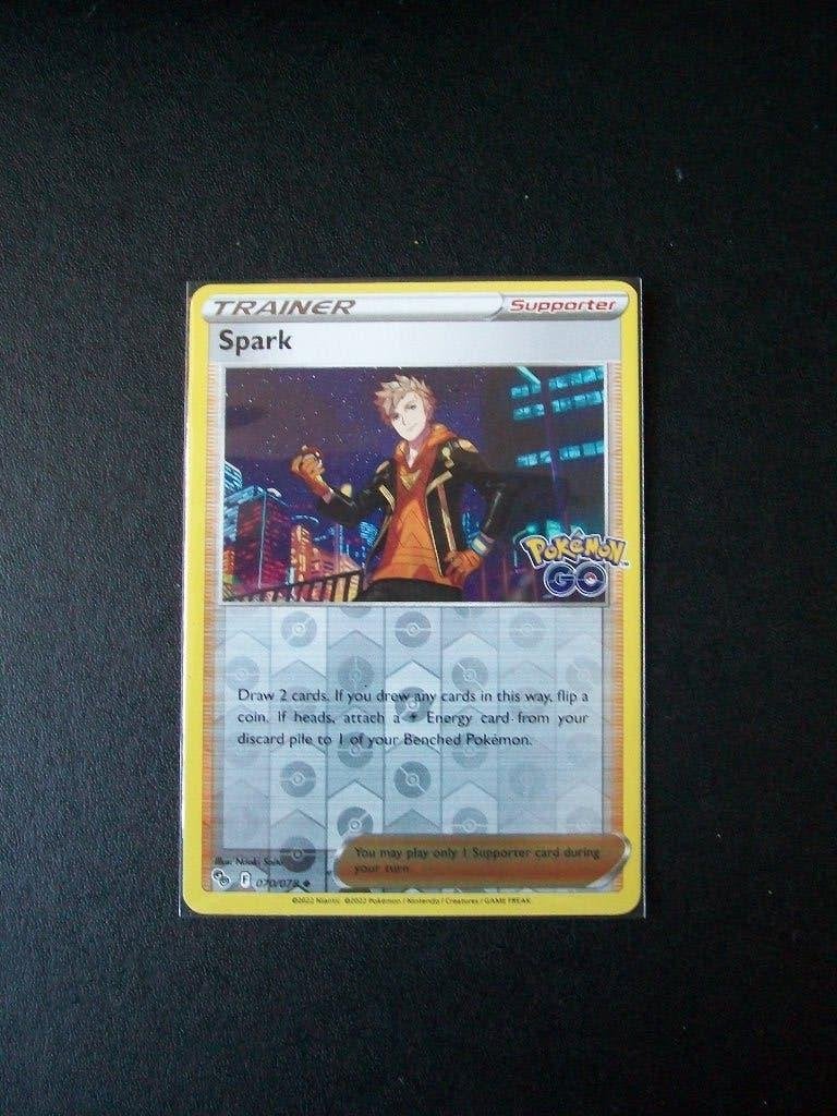 6164: Nieuwe Pokemon GO Kaart holofoil Trainer SPARK 070/078, Verzenden, Nieuw, Losse kaart, Foil