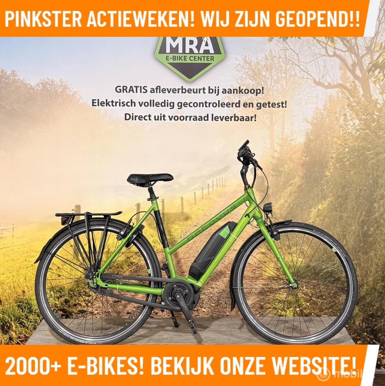Batavus Razer Elektriche fiets met midden motor EBIKE!, 51 tot 55 cm, Batavus