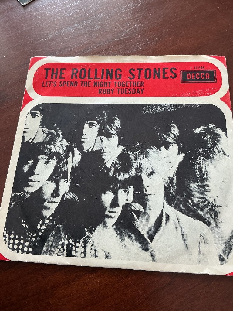 Rolling Stones - Let’s spend the night together/Ruby Tuesday, Ophalen of Verzenden, Zo goed als nieuw, Pop