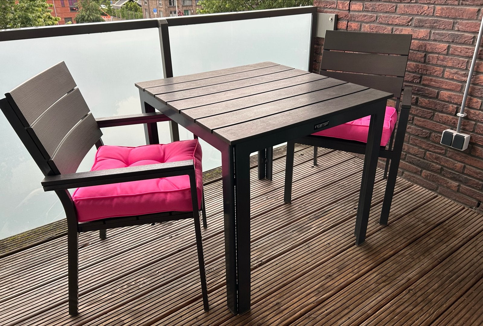 Intenso tuinset van Kees Smit (kunststof/aluminium), Kunststof, Gebruikt, Eettafel, Tuinset
