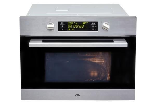 Etna CM244RVS Nieuw in doos!, Witgoed en Apparatuur, Magnetrons, Ophalen, Combimagnetron, Nieuw, Inbouw