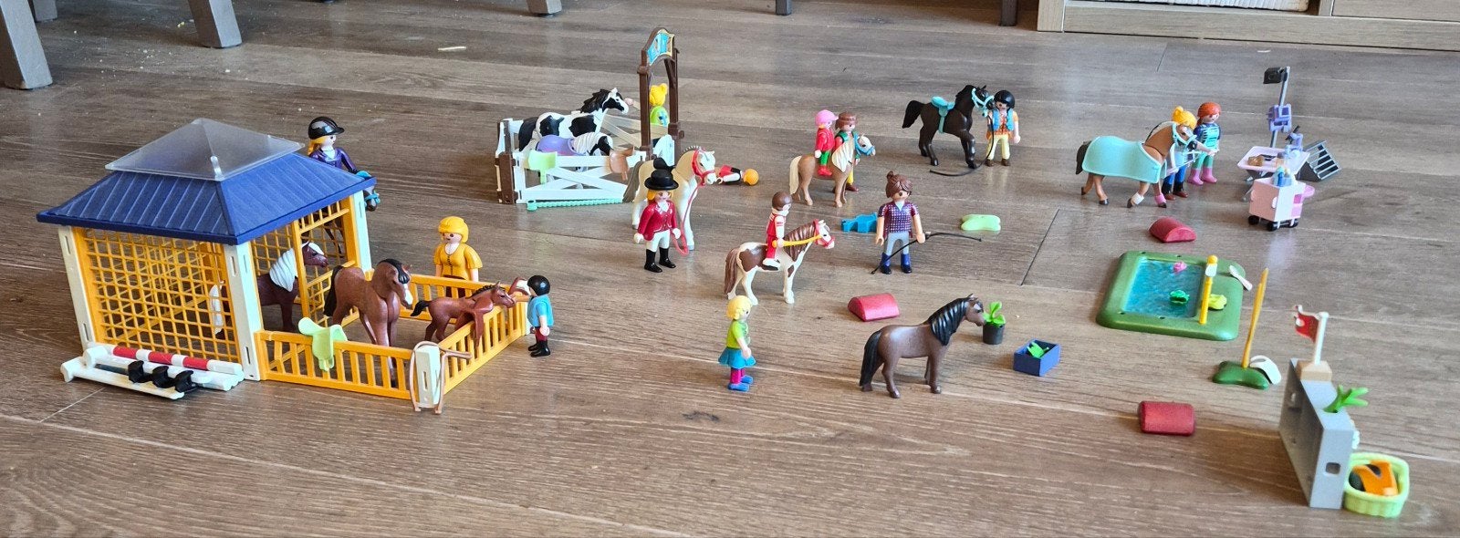 Playmobil paarden en accessoires - Grote set, Gebruikt, Complete set, Overige typen, Ophalen of Verzenden