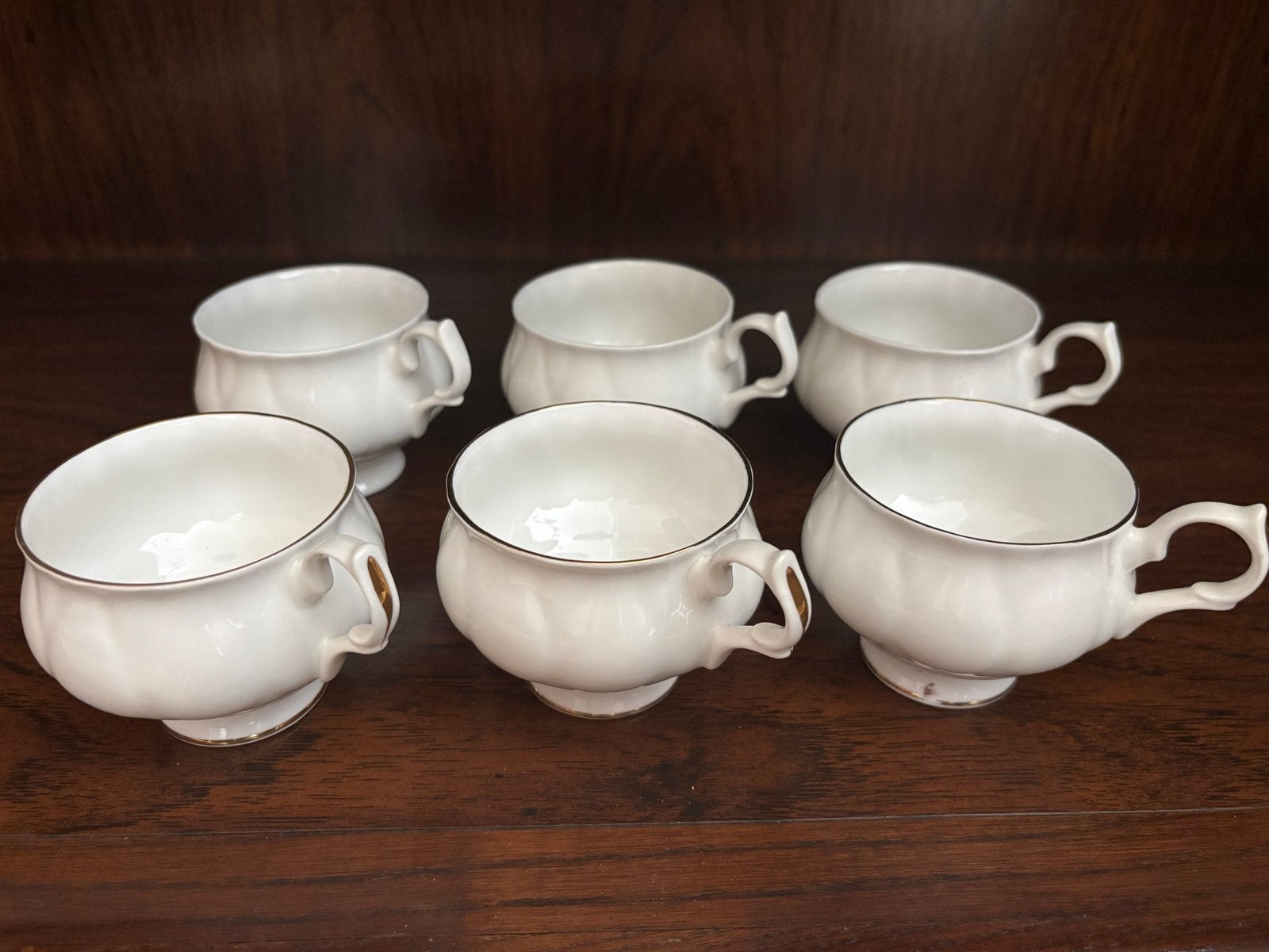 Set van 6 Springfield Bone China kopjes, Made in England, Ophalen