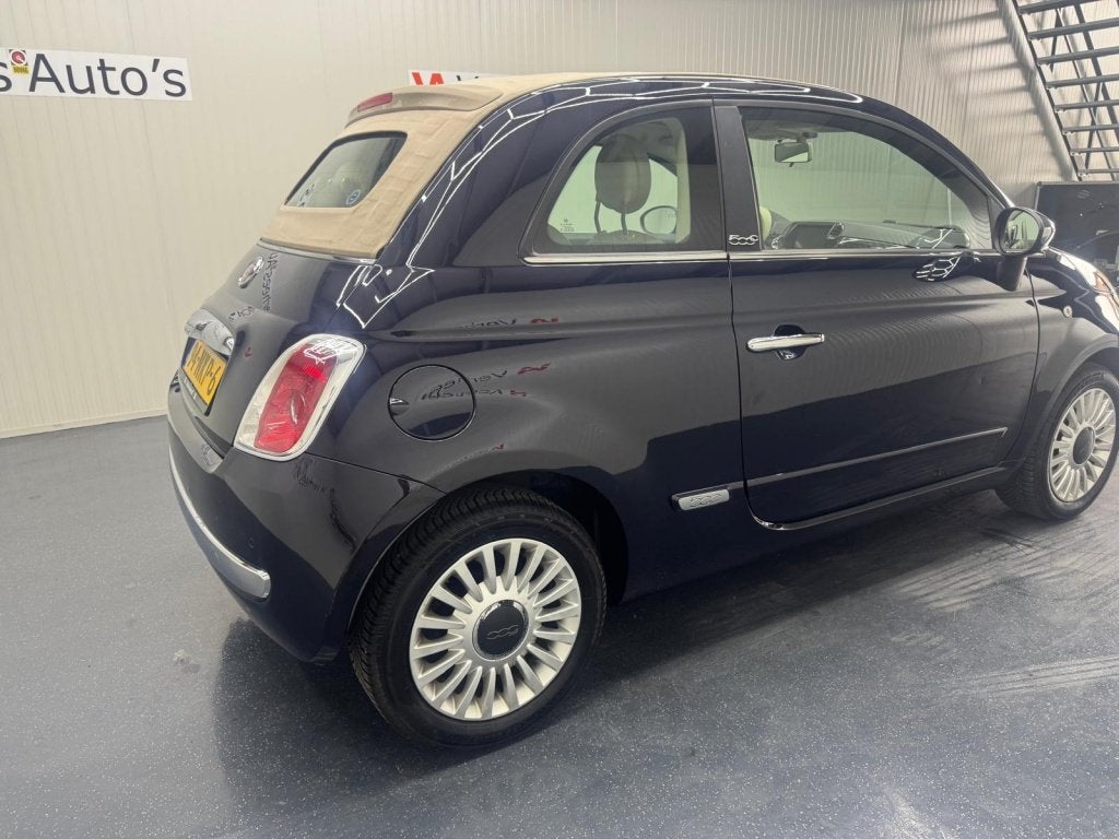 Fiat 500C 1.2 Pop (bj 2010, automaat), Euro 5, Gebruikt, 4 cilinders, Cabriolet