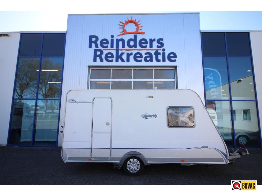 Caravelair Antares Luxe 400 Voortent,Mover,Fietsenrek, Caravans en Kamperen, Caravans, Schokbreker, Bedrijf, Treinzit, 4 tot 5 meter
