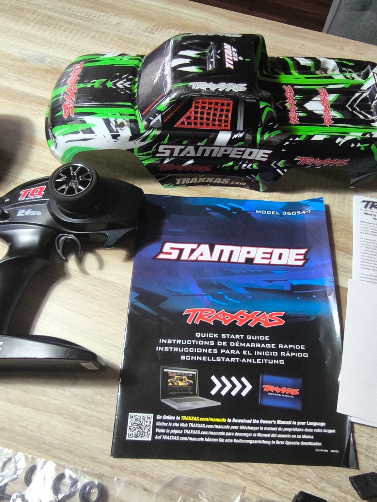Traxxas Stampede RC Truck , incl. 2 accu's evt te ruil, Groter dan 1:32, Zo goed als nieuw, Truck, Ophalen