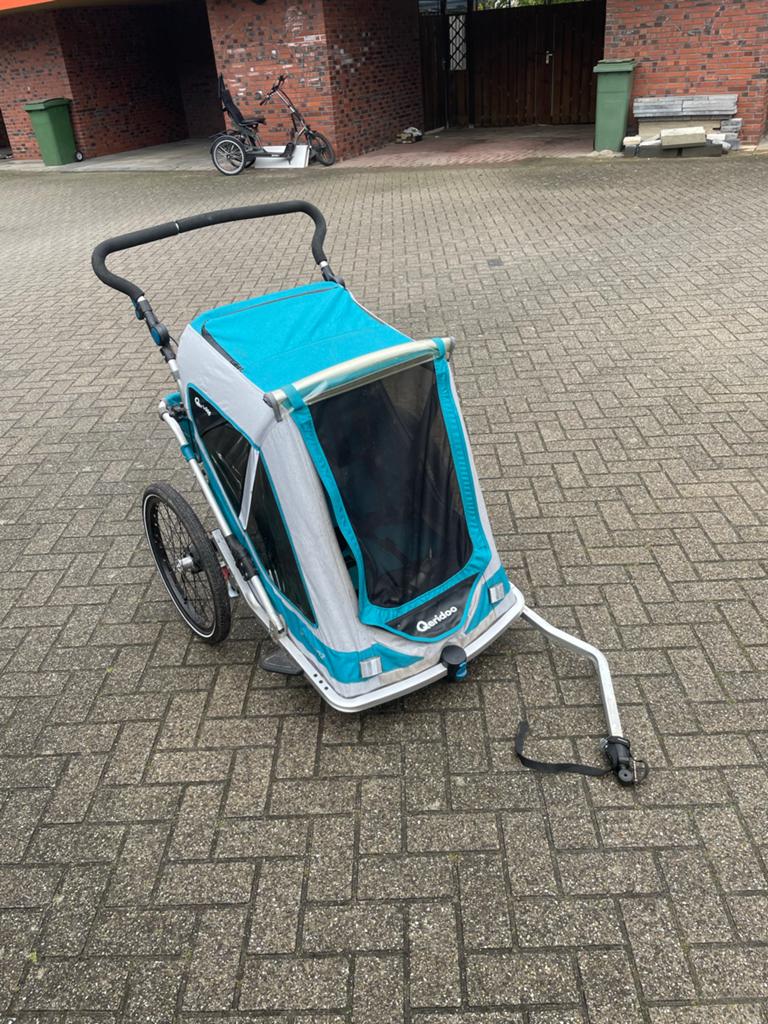 Qeridoo Speedkid2 Kinderkar - Zo goed als nieuw, Vering, Ophalen of Verzenden, Zo goed als nieuw, Kinderkar