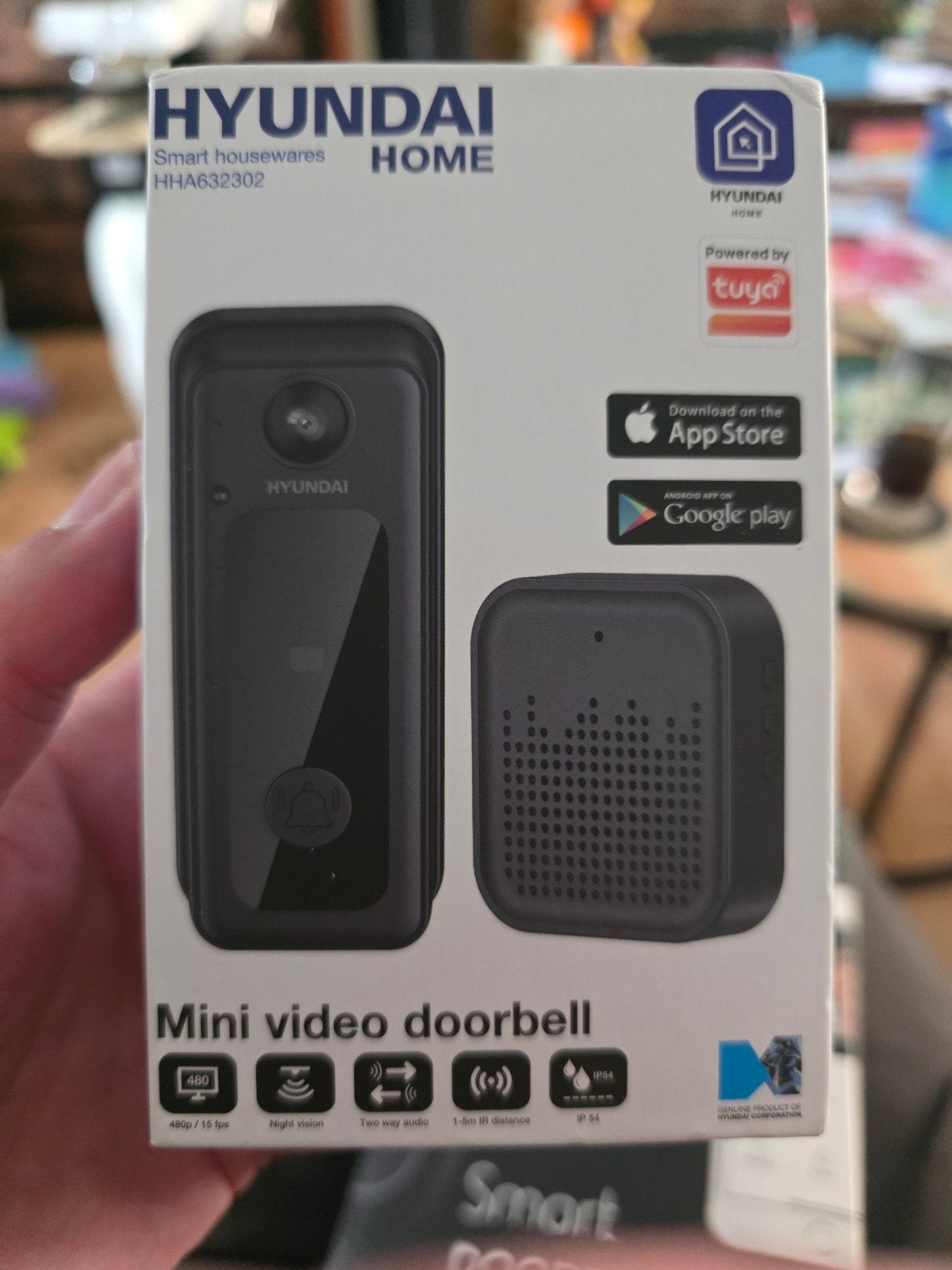 Hyundai smart video deurbel, Huis en Inrichting, Ophalen of Verzenden, Ingebouwde camera, Nieuw, Draadloos