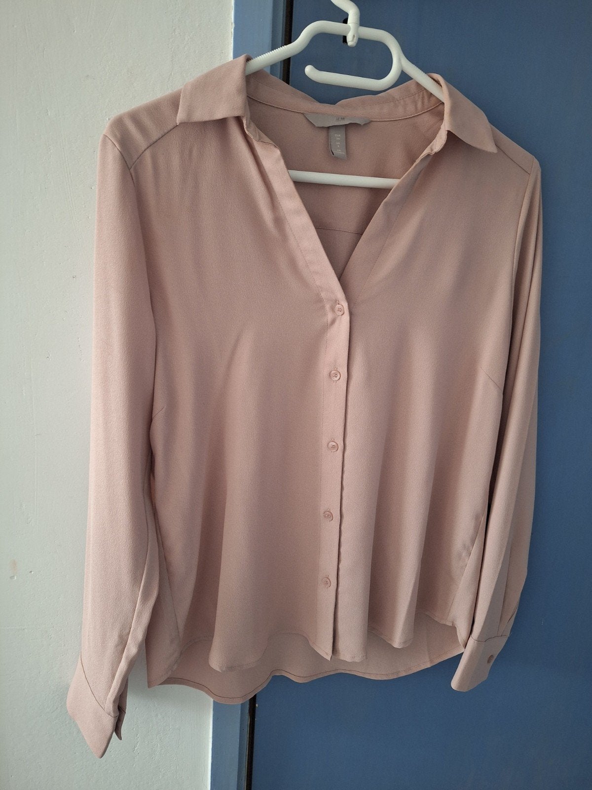 Oudroze blouse H&M maat 36, Ophalen of Verzenden, Zo goed als nieuw, Maat 36 (S), Roze