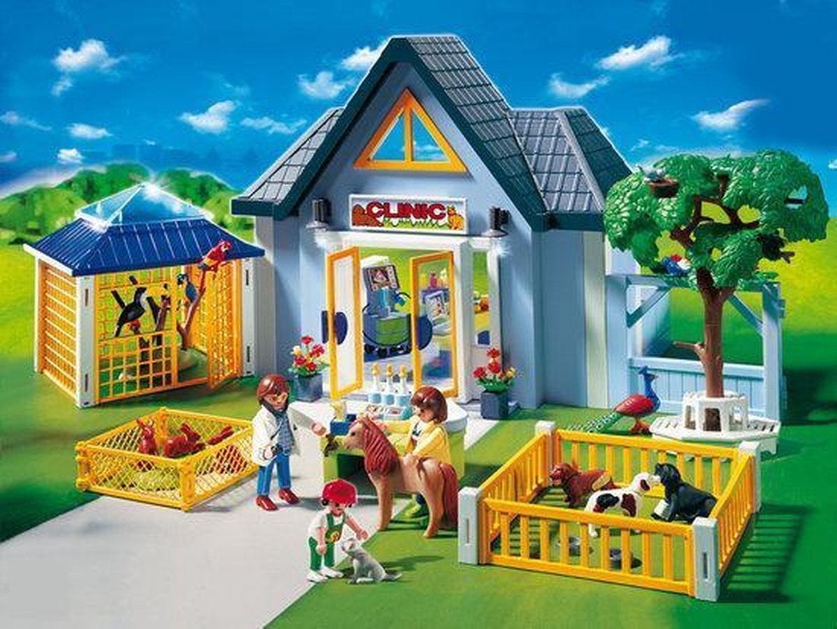 Playmobil 4343 Dierenkliniek - Zonder doos, Kinderen en Baby's, Speelgoed | Playmobil, Ophalen of Verzenden