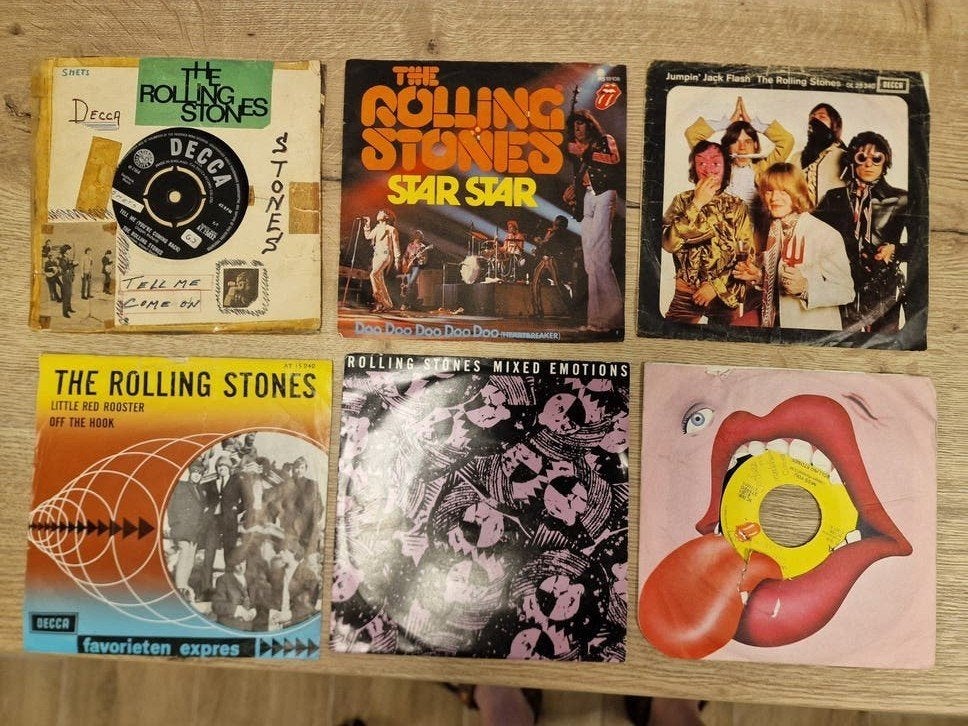 The Rolling Stones - Diverse Singles (7 inch vinyl), Cd's en Dvd's, Vinyl Singles, Gebruikt, Originele persing, 7 inch, Ophalen of Verzenden