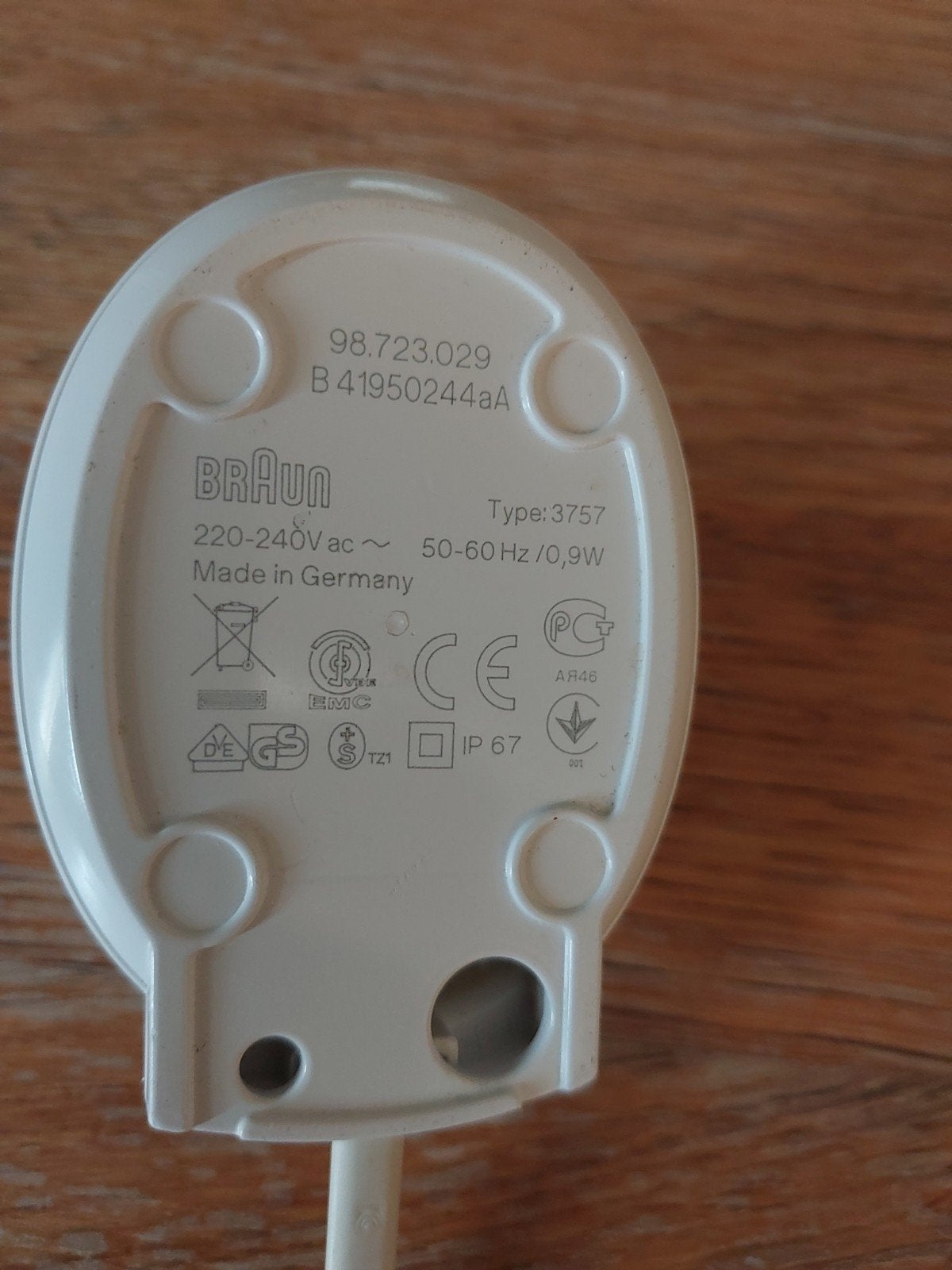 Braun Tandenborstel Oplader Type 3757, Ophalen of Verzenden, Gebruikt, Mondverzorging