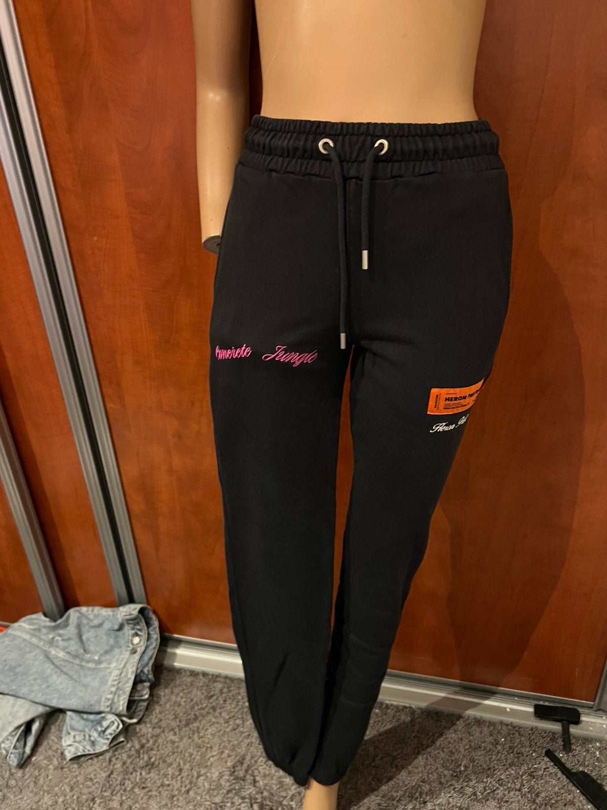 Heron Preston broek maat xxs origineel zgan, G, Zwart, G, B