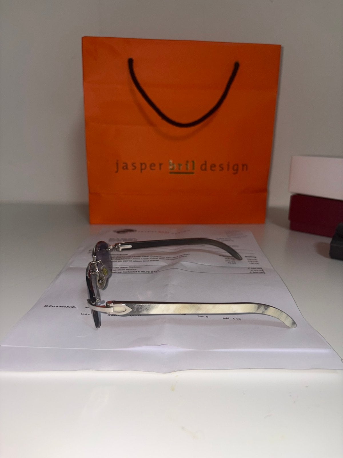 Originele Cartier Buffalo Horn Bril/Zonnebril + Bon, Overige merken, Ophalen of Verzenden, Zo goed als nieuw, Bril
