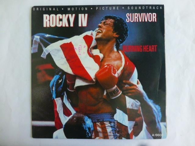 Survivor. Burning heart. / Feels like love., Gebruikt, 7 inch, Single, Ophalen of Verzenden