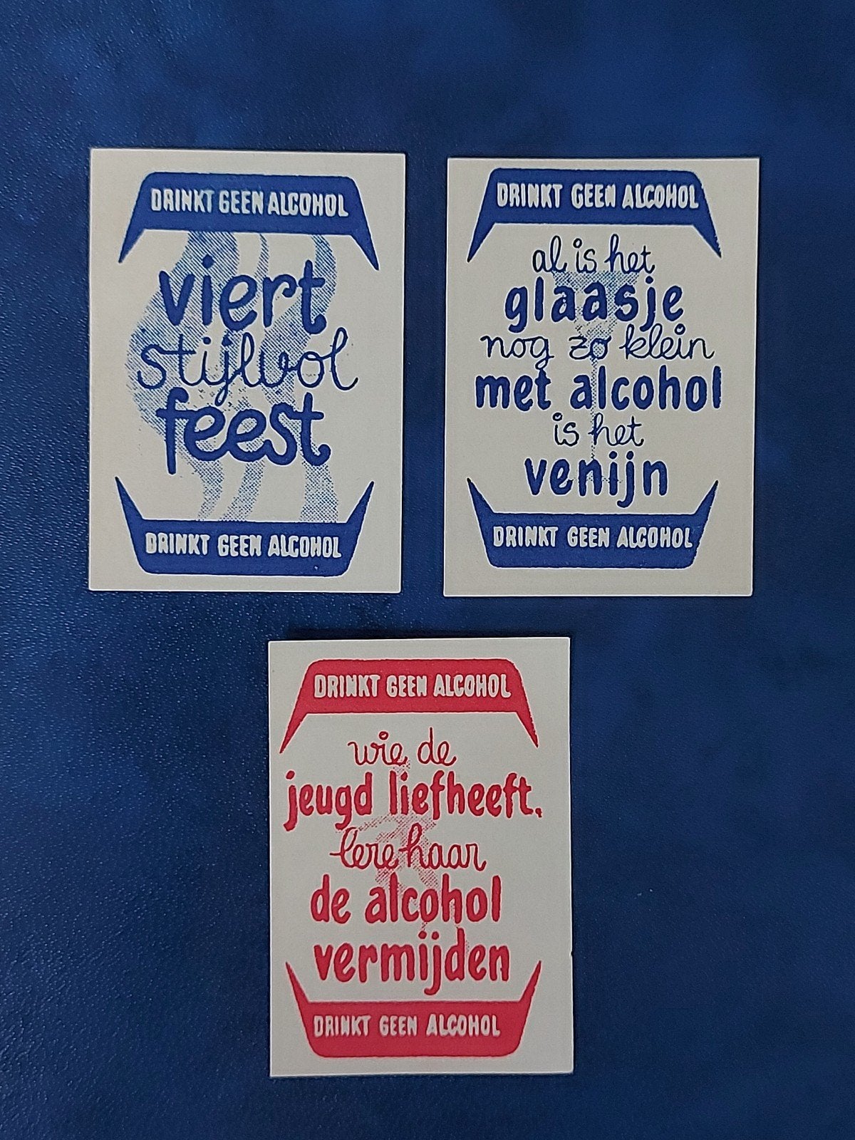 Sluitzegels Anti Alcohol, Verzamelen, Ophalen of Verzenden