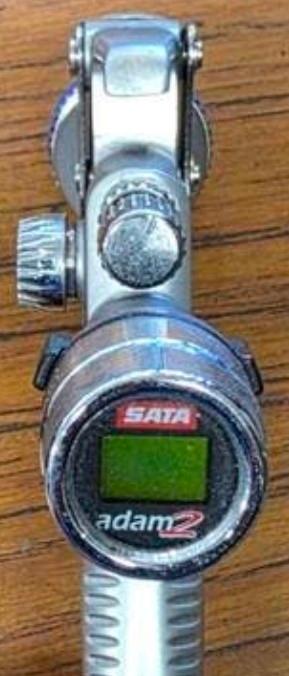Sata adam 2 digitale druk meter spuitpistool, Ophalen of Verzenden