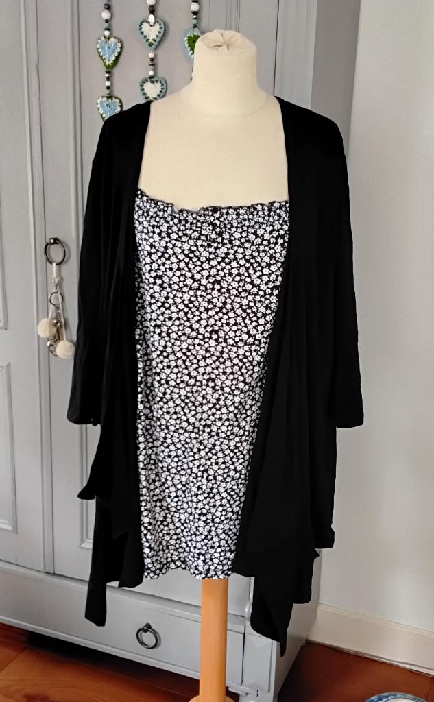 Shirt en cardigan in 1 - maat 56/58 - Sara Lindholm - nieuw, Kleding | Dames, Sara Lindholm, Ophalen of Verzenden, Nieuw, Maat 46/48 (XL) of groter