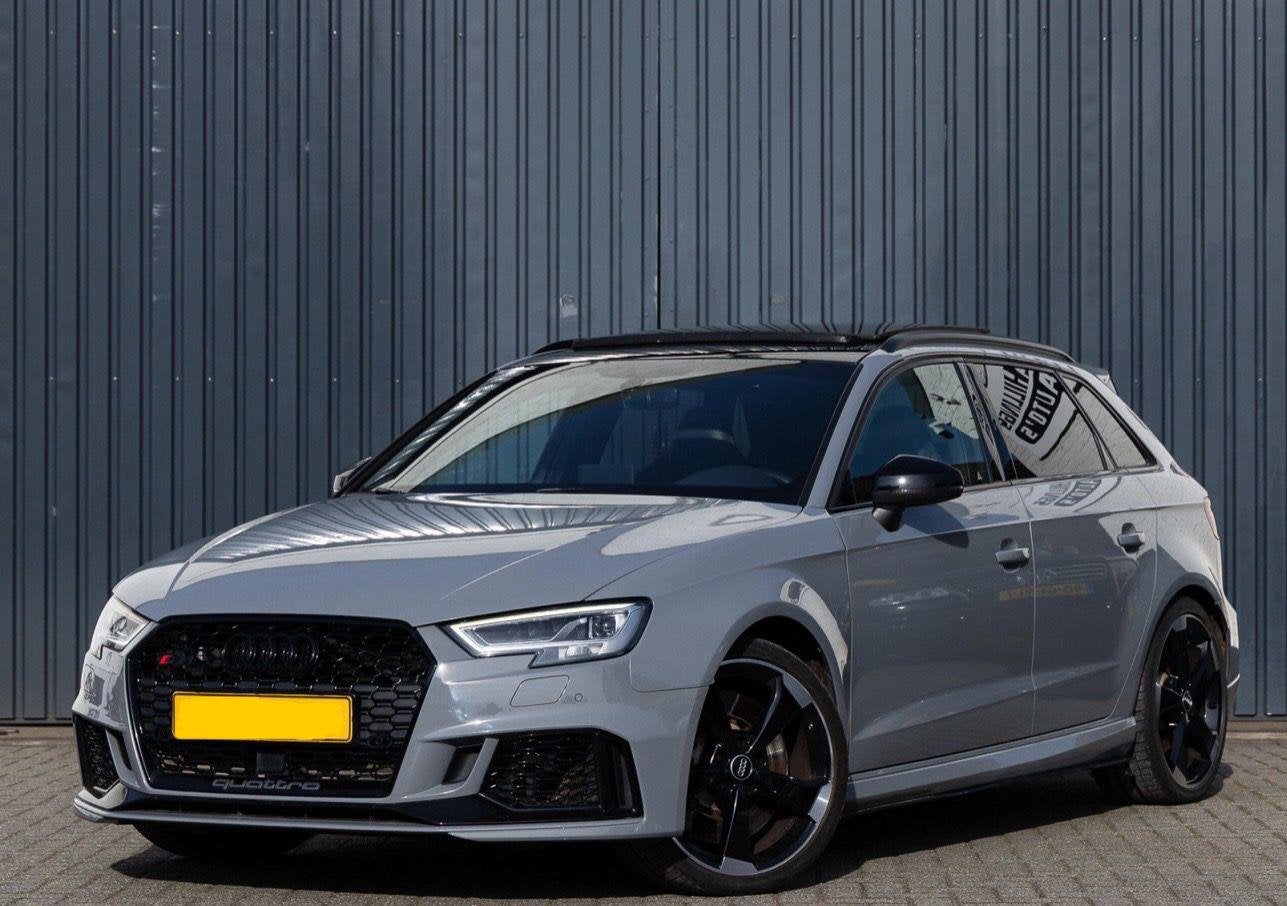 Audi A3 RS3 2.5 Tfsi 400pk Quattro S Tronic 2019 Grijs, Auto's, Automaat, 4 cilinders, 1505 kg, 11 km/l