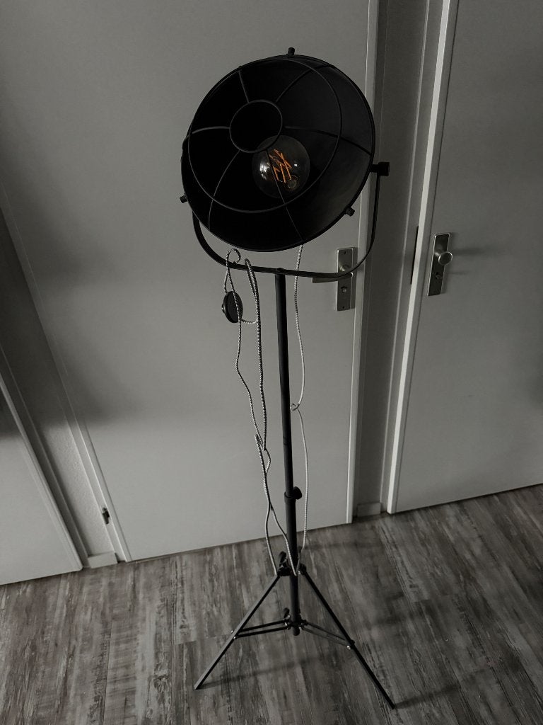 Staande lamp, Ophalen, Zo goed als nieuw, Metaal, 150 tot 200 cm