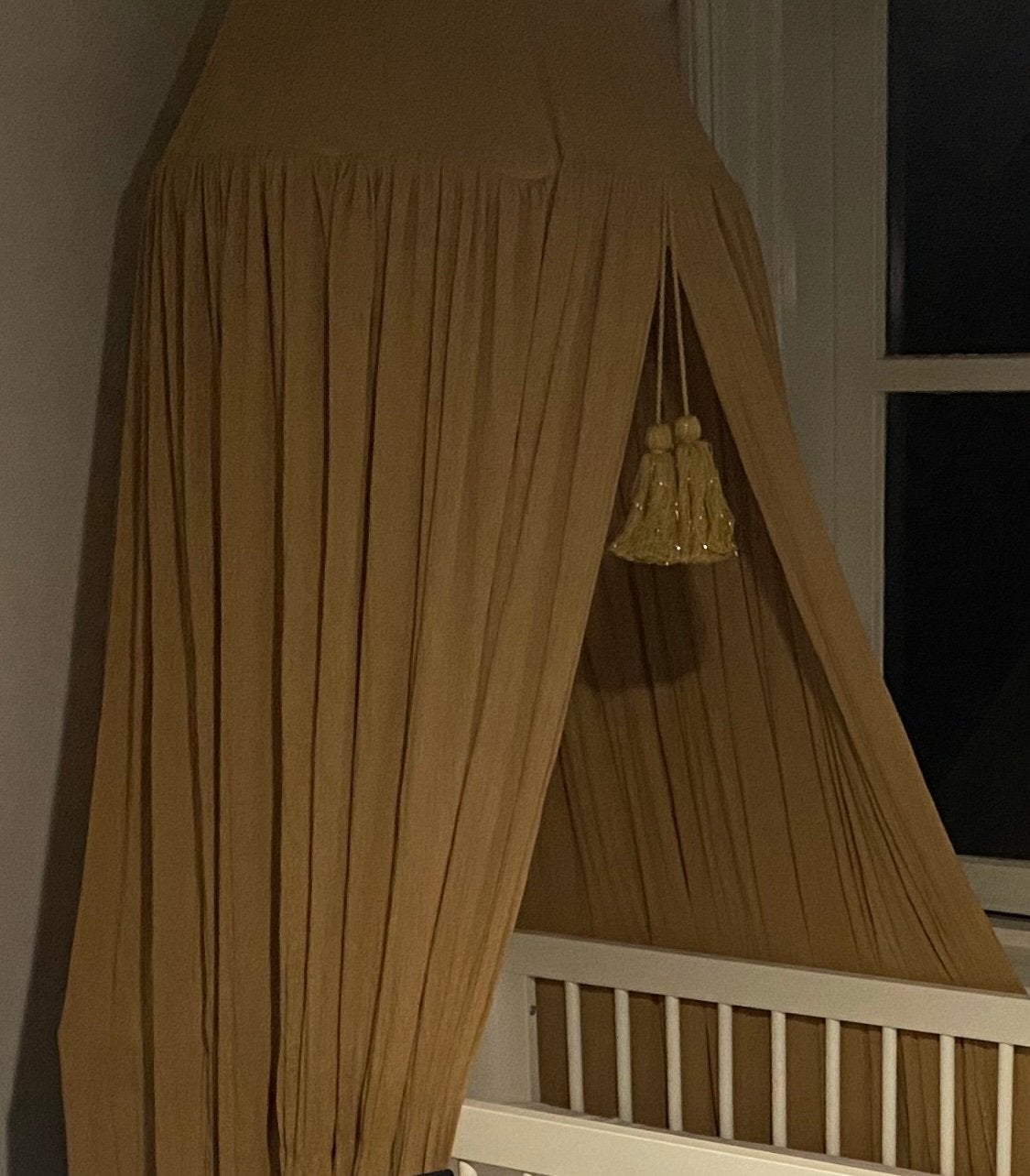 Konges Sløjd hemelbed boven lediekant, Ophalen of Verzenden, Gebruikt, 180 cm of meer, 85 tot 100 cm