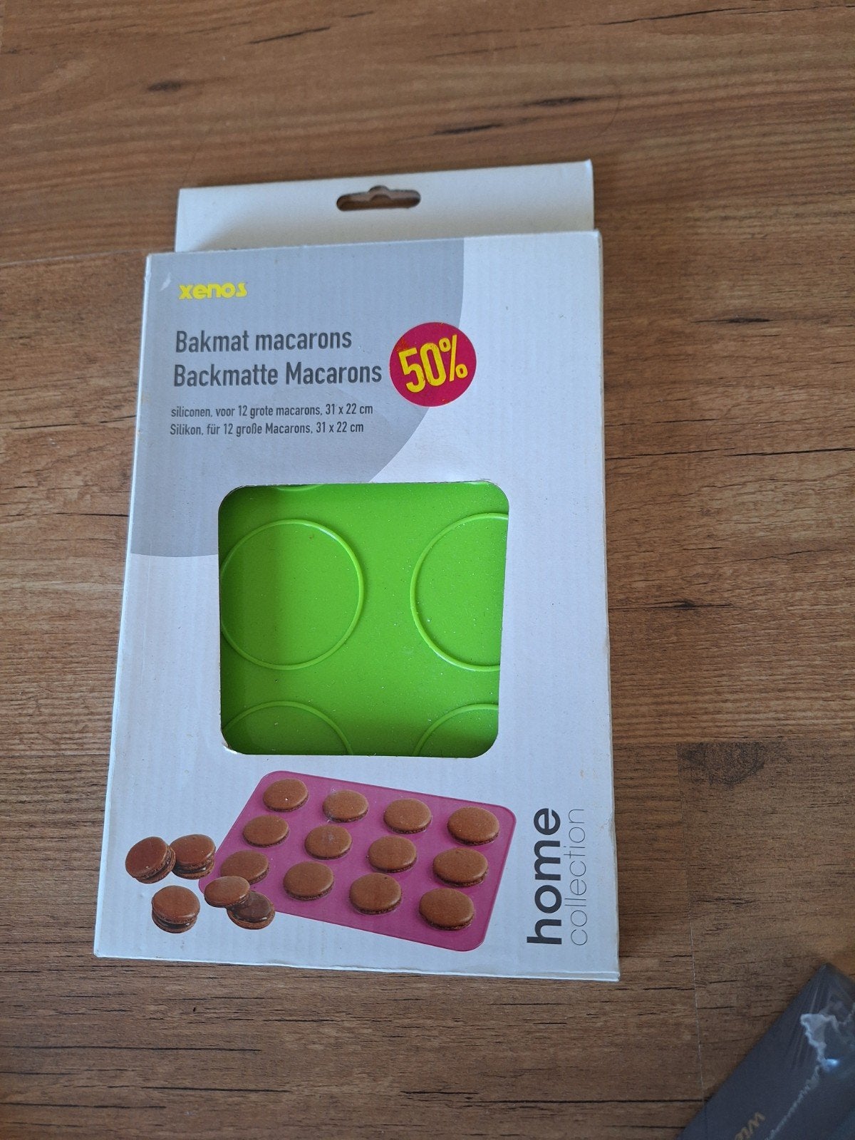 Bakmat macarons silicone (nieuw), Ophalen of Verzenden, Nieuw, Groen